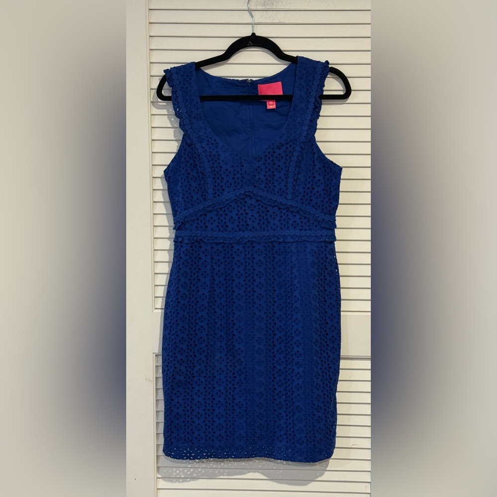 Lilly Pulitzer Vibrant Blue Mini Dress